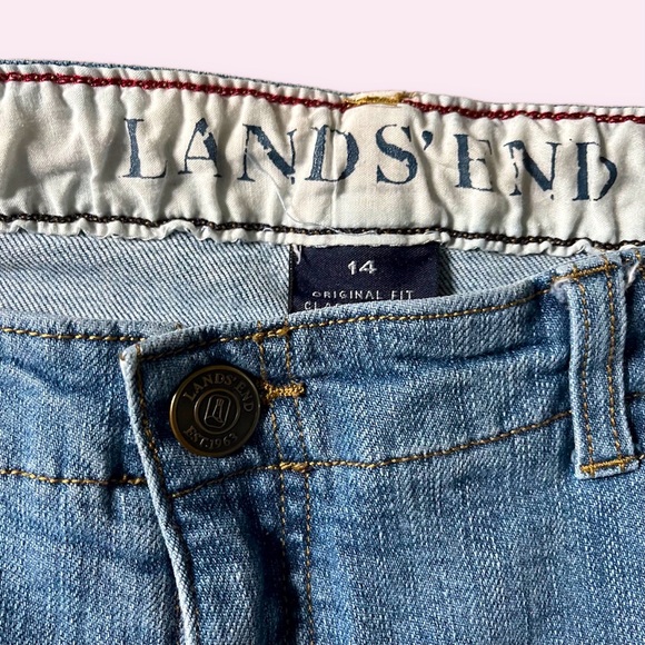 Vintage Lands End Classic Waist Boot Cut Size 14 - Picture 4 of 7